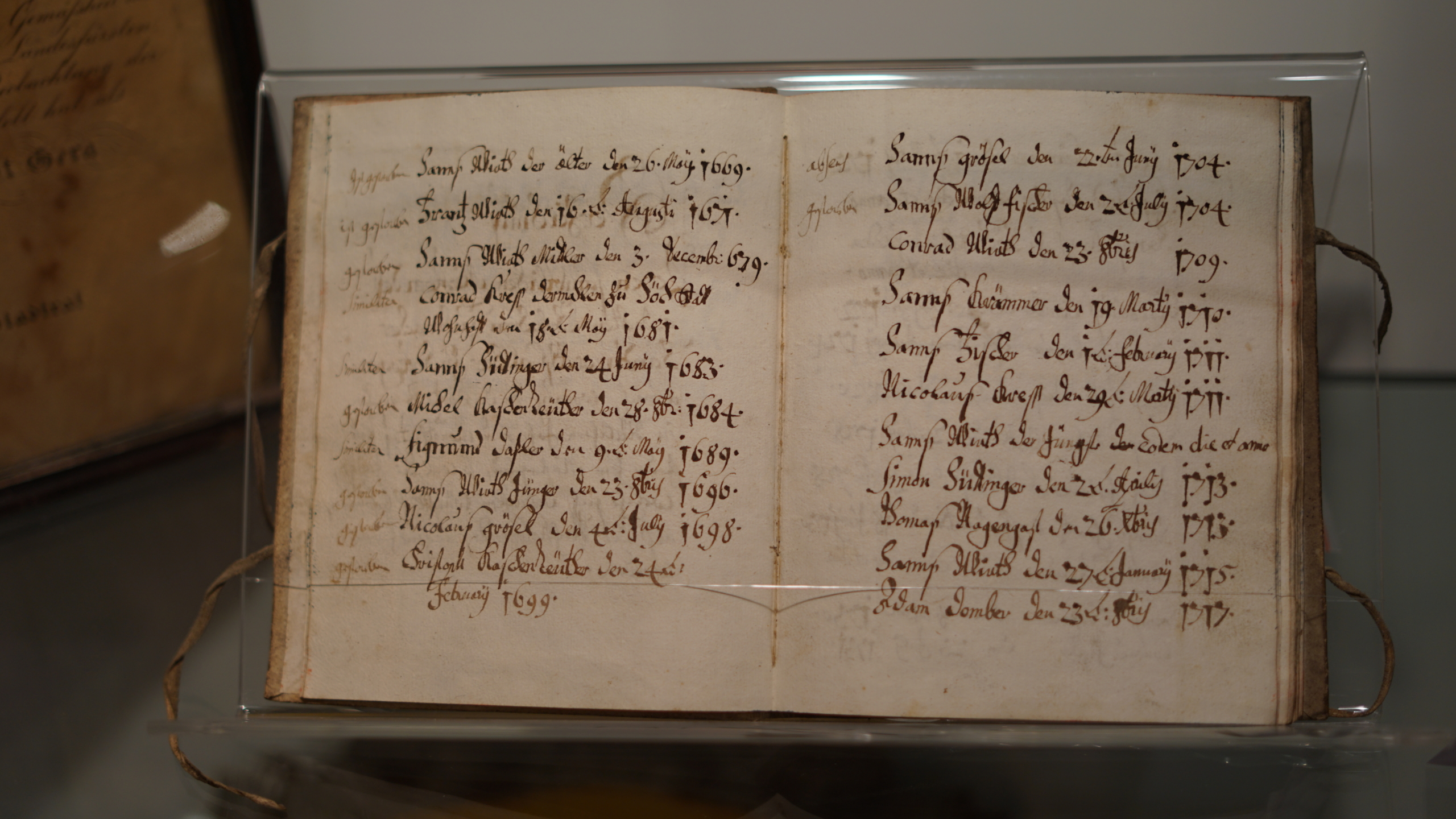 Meisterbuch der Herzogenauracher Tuchmacher