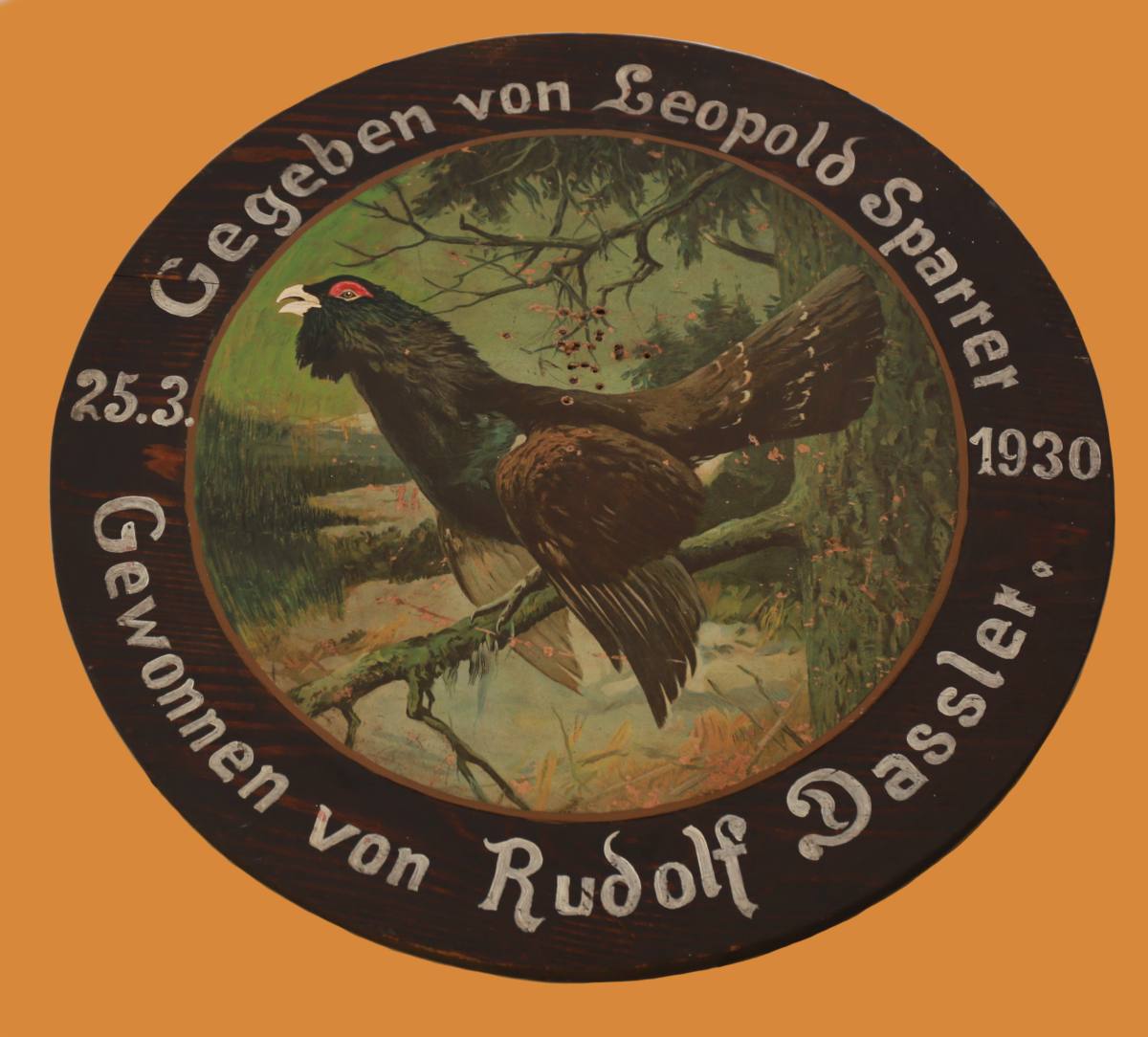 Schützenscheibe / Commemorative shooting target